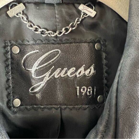 Vintage Guess Soft Genuine Leather Jacket - Picture 11 of 11